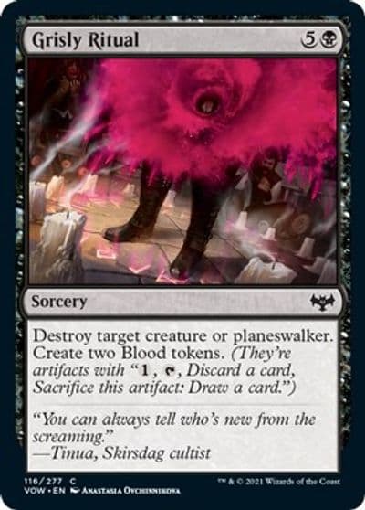 Grisly Ritual Innistrad: Crimson Vow Magic card