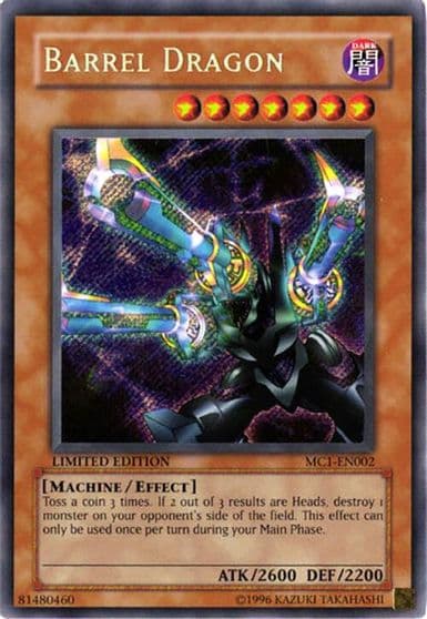 Barrel Dragon Master Collection Volume 1 Yu-Gi-Oh! card