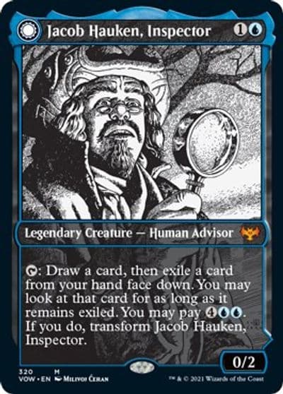 Jacob Hauken Inspector Showcase Innistrad: Crimson Vow Magic card