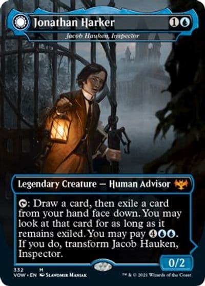 Jonathan Harker Jacob Hauken Inspector Innistrad: Crimson Vow Magic card