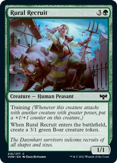 Rural Recruit Innistrad: Crimson Vow Magic card