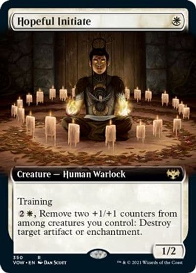 Hopeful Initiate Extended Art Innistrad: Crimson Vow Magic card