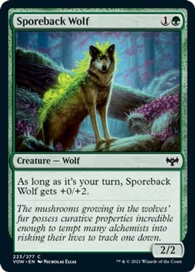 Sporeback Wolf Innistrad: Crimson Vow Magic card