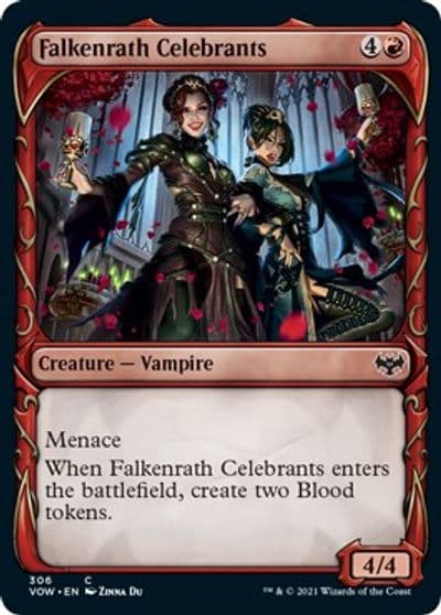 Falkenrath Celebrants Showcase Innistrad: Crimson Vow Magic card