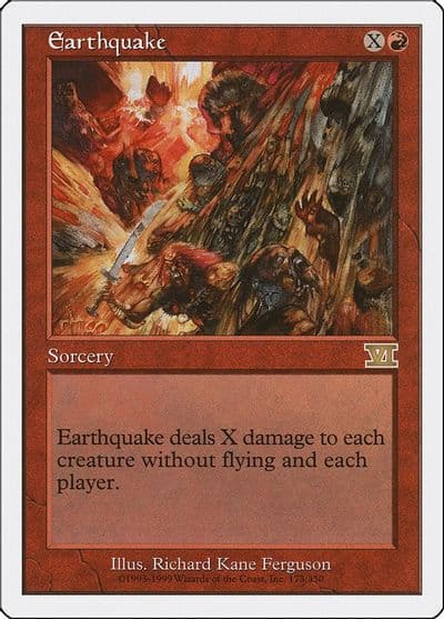 Earthquake Classic Sixth Edition Magic card