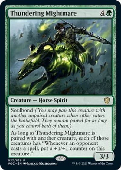Thundering Mightmare Commander: Innistrad: Crimson Vow Magic card