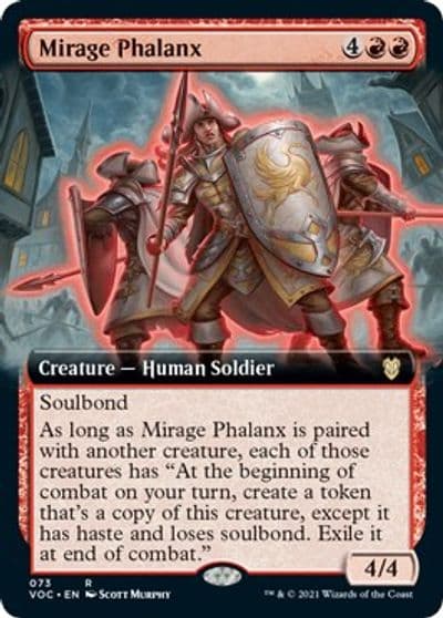 Mirage Phalanx Extended Art Commander: Innistrad: Crimson Vow Magic card