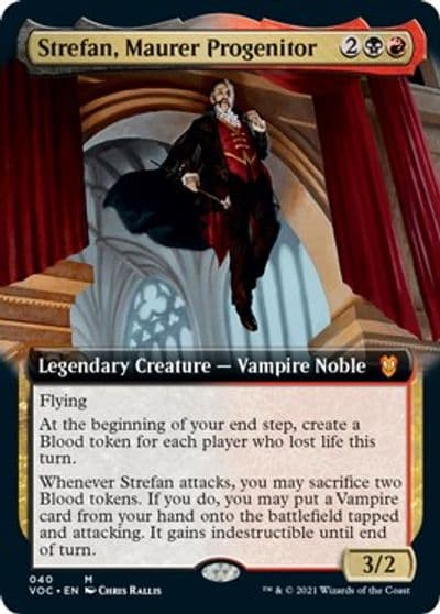 Strefan Maurer Progenitor Extended Art Commander: Innistrad: Crimson Vow Magic card