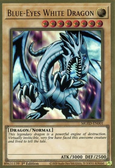 Blue Eyes White Dragon Maximum Gold: El Dorado Yu-Gi-Oh! card