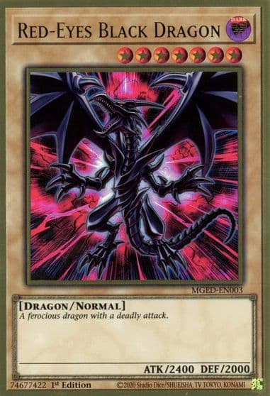 Red Eyes Black Dragon Maximum Gold: El Dorado Yu-Gi-Oh! card