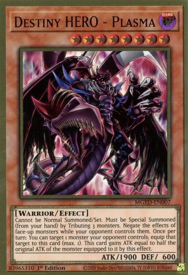 Destiny HERO Plasma Maximum Gold: El Dorado Yu-Gi-Oh! card