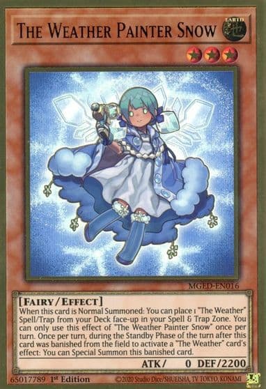 The Weather Painter Snow Maximum Gold: El Dorado Yu-Gi-Oh! card