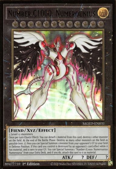 Number C1000 Numerounius Maximum Gold: El Dorado Yu-Gi-Oh! card