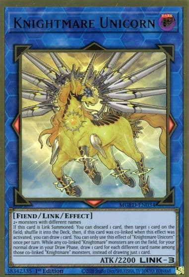 Knightmare Unicorn Maximum Gold: El Dorado Yu-Gi-Oh! card