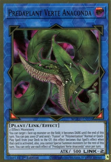 Predaplant Verte Anaconda Maximum Gold: El Dorado Yu-Gi-Oh! card