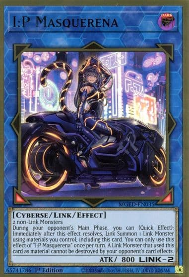 IP Masquerena Alternate Art Maximum Gold: El Dorado Yu-Gi-Oh! card
