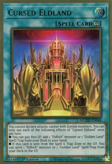 Cursed Eldland Maximum Gold: El Dorado Yu-Gi-Oh! card