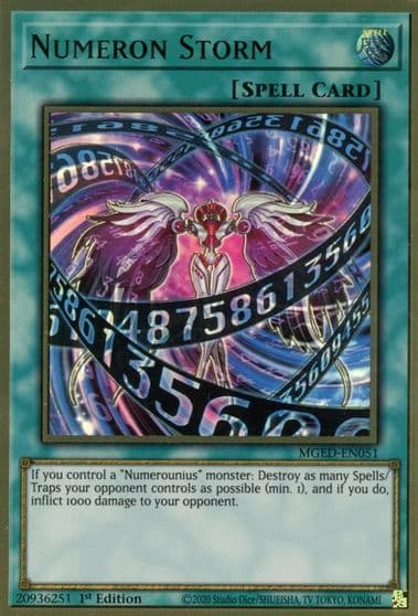 Numeron Storm Maximum Gold: El Dorado Yu-Gi-Oh! card