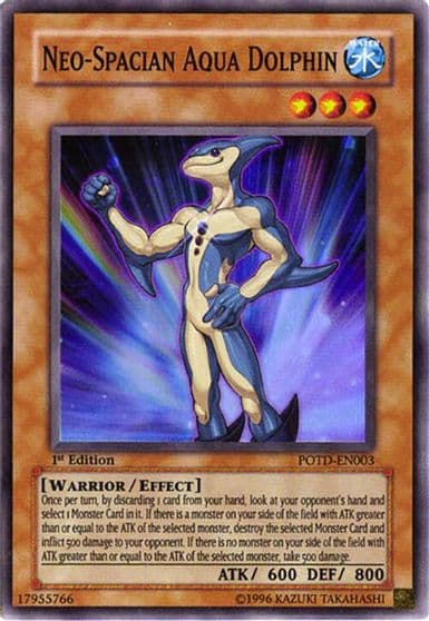 Neo Spacian Aqua Dolphin Power of the Duelist Yu-Gi-Oh! card