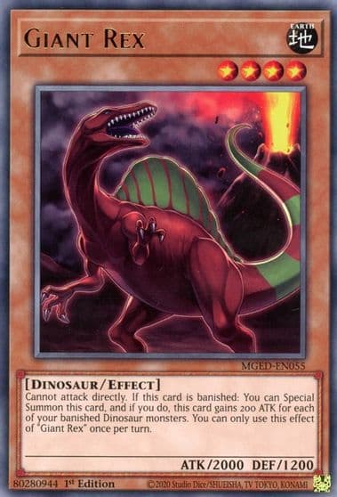 Giant Rex Maximum Gold: El Dorado Yu-Gi-Oh! card