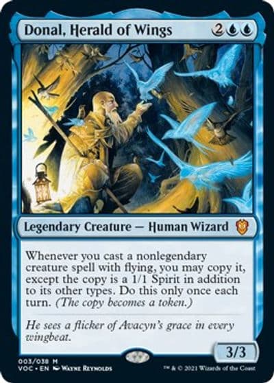 Donal Herald of Wings Commander: Innistrad: Crimson Vow Magic card