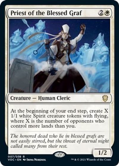 Priest of the Blessed Graf Commander: Innistrad: Crimson Vow Magic card