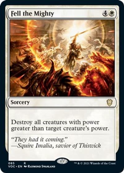 Fell the Mighty Commander: Innistrad: Crimson Vow Magic card