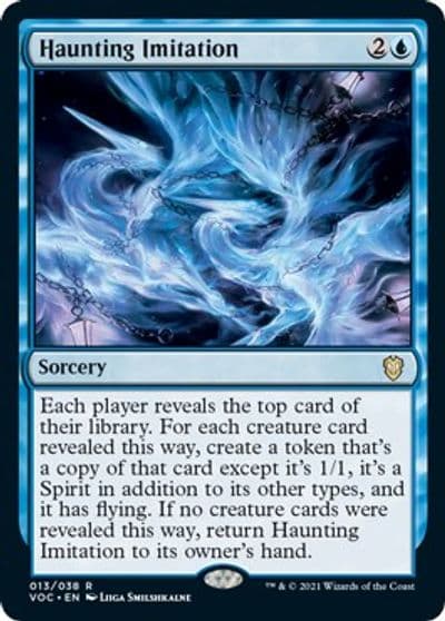 Haunting Imitation Commander: Innistrad: Crimson Vow Magic card
