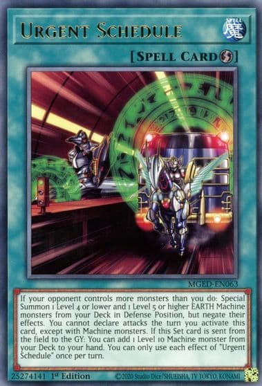 Urgent Schedule Maximum Gold: El Dorado Yu-Gi-Oh! card