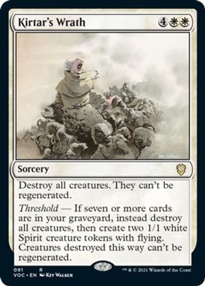 Kirtars Wrath Commander: Innistrad: Crimson Vow Magic card