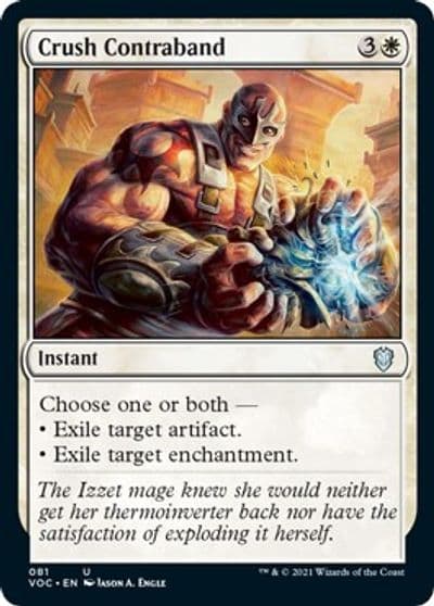 Crush Contraband Commander: Innistrad: Crimson Vow Magic card