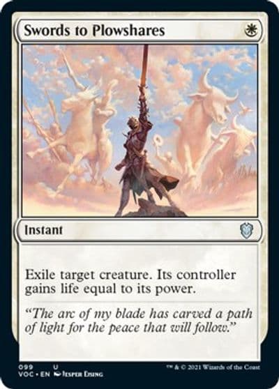 Swords to Plowshares Commander: Innistrad: Crimson Vow Magic card