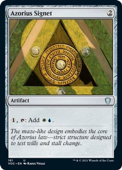 Azorius Signet Commander: Innistrad: Crimson Vow Magic card