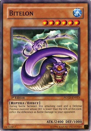 Bitelon Power of the Duelist Yu-Gi-Oh! card