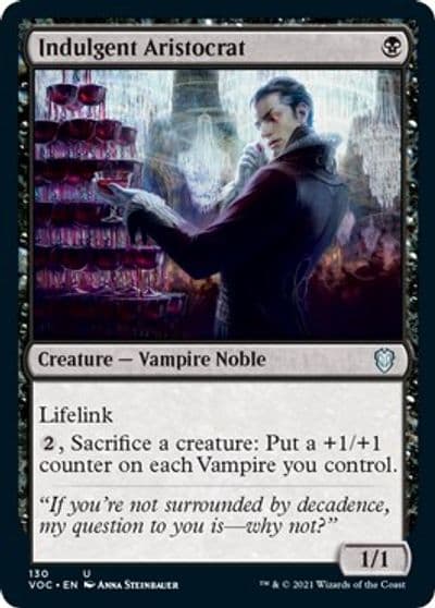 Indulgent Aristocrat Commander: Innistrad: Crimson Vow Magic card