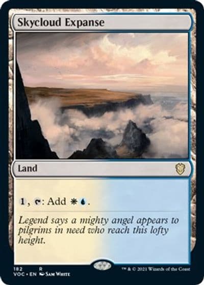 Skycloud Expanse Commander: Innistrad: Crimson Vow Magic card