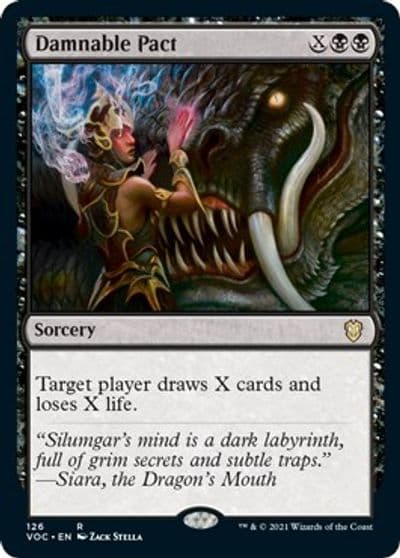 Damnable Pact Commander: Innistrad: Crimson Vow Magic card