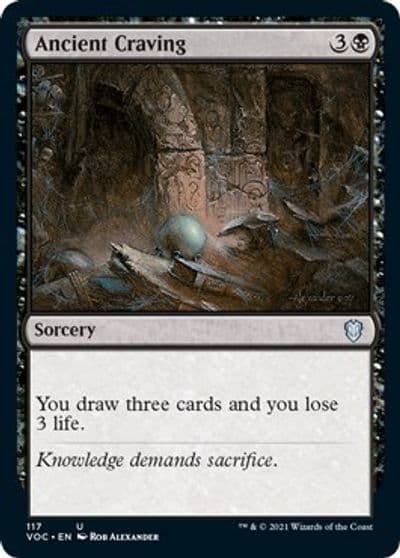 Ancient Craving Commander: Innistrad: Crimson Vow Magic card