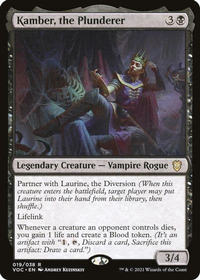 Kamber the Plunderer Commander: Innistrad: Crimson Vow Magic card