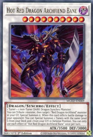 Hot Red Dragon Archfiend Bane Maximum Gold: El Dorado Yu-Gi-Oh! card