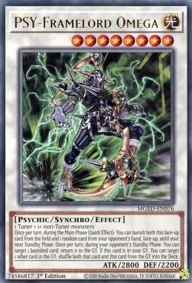 PSY Framelord Omega Maximum Gold: El Dorado Yu-Gi-Oh! card