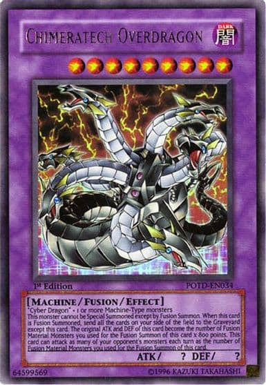 Chimeratech Overdragon Power of the Duelist Yu-Gi-Oh! card