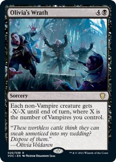 Olivias Wrath Commander: Innistrad: Crimson Vow Magic card