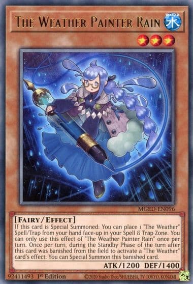 The Weather Painter Rain Maximum Gold: El Dorado Yu-Gi-Oh! card