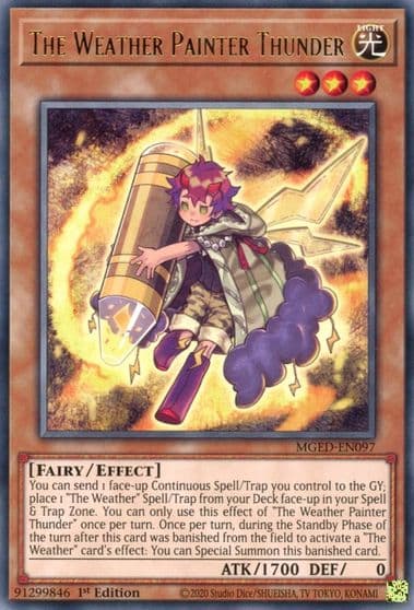 The Weather Painter Thunder Maximum Gold: El Dorado Yu-Gi-Oh! card