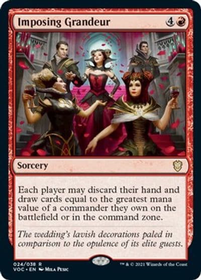 Imposing Grandeur Commander: Innistrad: Crimson Vow Magic card
