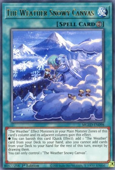 The Weather Snowy Canvas Maximum Gold: El Dorado Yu-Gi-Oh! card