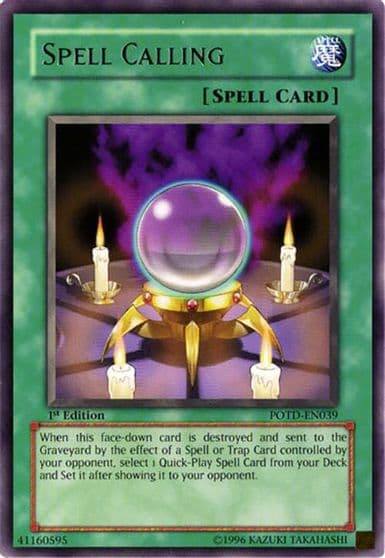 Spell Calling Power of the Duelist Yu-Gi-Oh! card