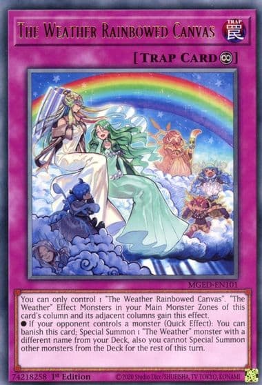 The Weather Rainbowed Canvas Maximum Gold: El Dorado Yu-Gi-Oh! card