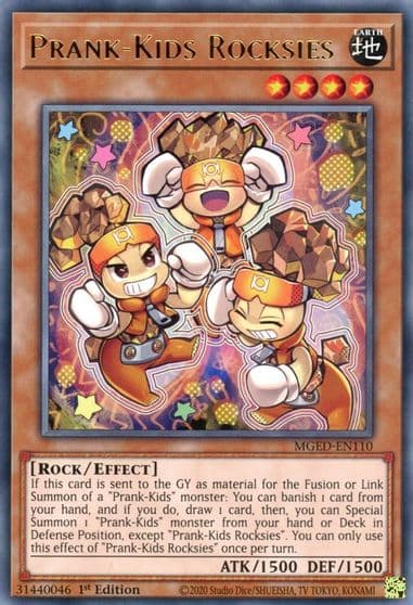 Prank Kids Rocksies Maximum Gold: El Dorado Yu-Gi-Oh! card